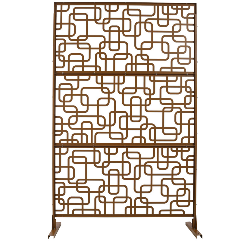 Écran d'intimité extérieur et intérieur H 76 po x l 48 po, Brun