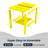 Adirondack Outdoor Side Table, All Weather Use Double Layer Patio Side Table, HIPS Rectangular End Table-114792278