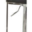 Ainoriitta Swivel Upholstered and Faux Leather Adjustable Height Bar Stool with Stainless Steel Frame-87208053-87208055