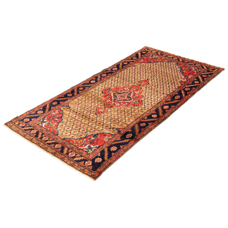 Tapis brun Konya Anatolian 4 pi 2 po x 8 pi 8 po