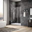 Ultra-E 33'' W x 72'' H Hinged Frameless Shower Door with Clear Glass