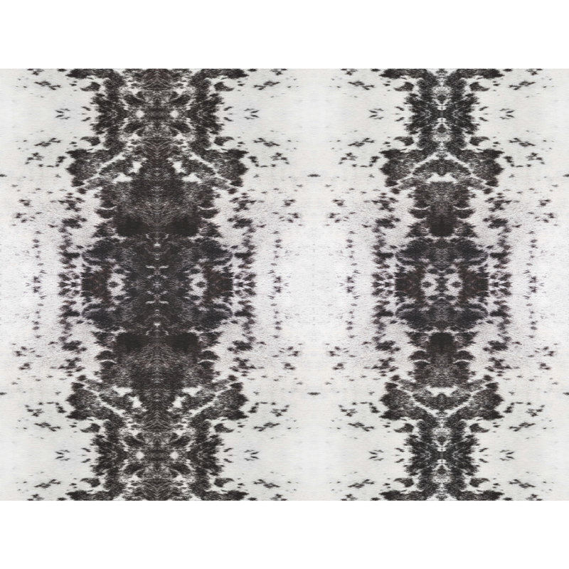 Abstract Peel & Stick Wallpaper Roll, Black