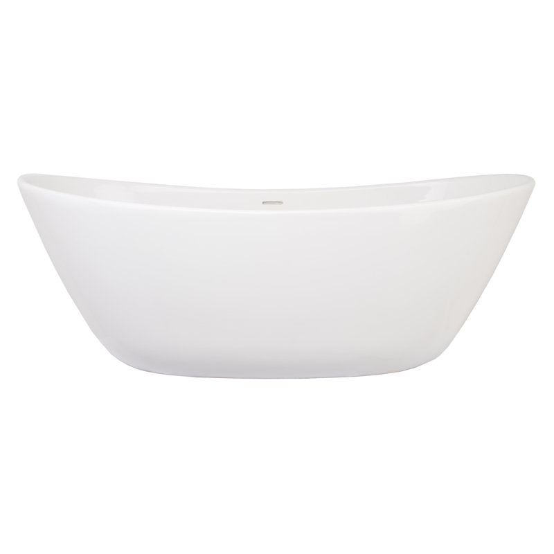 Marquis 70'' L Soaking Bathtub, Polished White
