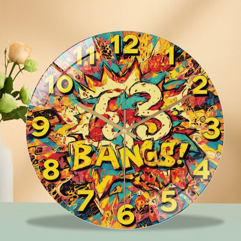 Horloge murale 12 po