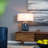 D16.9''Xh28'' Ellis Glass Table Lamp