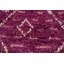 Tapis mauve à motif oriental marocain mauve 3 x 5