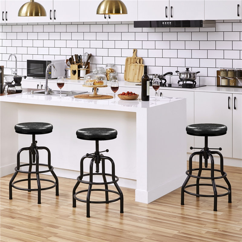 Tabouret de bar Palmquist, Noir