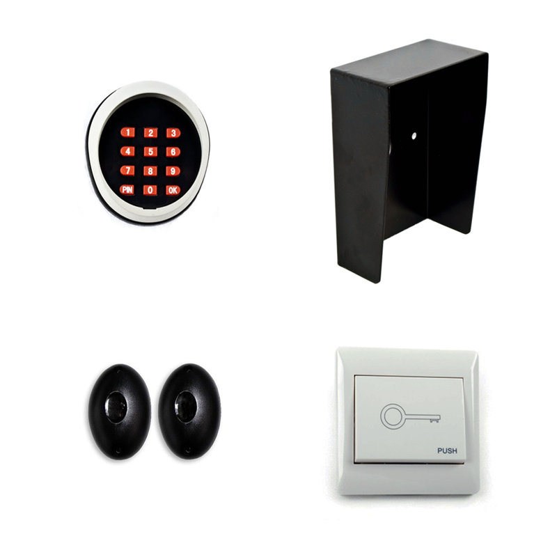 Dual Swing Wireless Gate Opener Kit with DC Motors