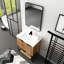 Meuble-lavabo autoportant de 30 pouces avec lavabo en résine, 30 x 18, (W99981923)