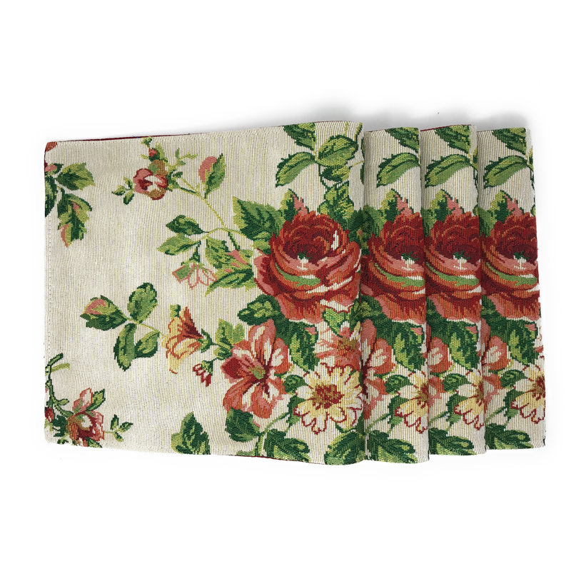 Koby Floral Rectangle Placemat