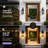2 - Light 21.25"H Matte Black Outdoor Wall Light With Dusk To Dawn Clear Glass Shade Wall Lantern