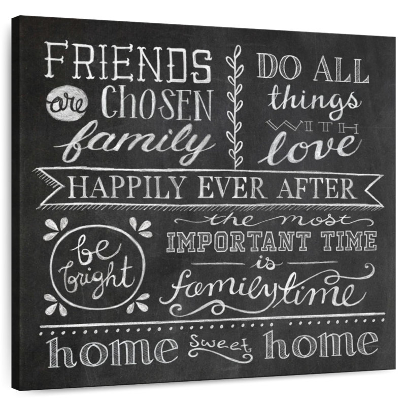 Plaque murale Inspiration tableau noir I, H 36 po x l 36 po