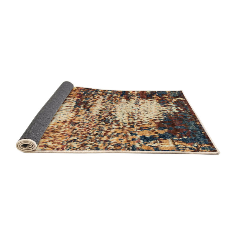 Abstract Indoor Rug, Round 5'