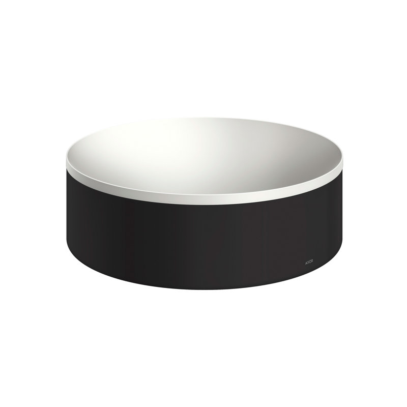 AXOR Suite Sinks Round Sink without Overflow, Matte Black