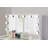 Avignon 9 drawer dressing table with lights