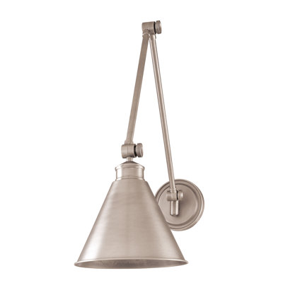 Exeter Solid Brass Swing Arm Sconce