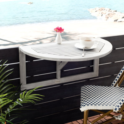 Jaileen Folding Wooden Balcony Table