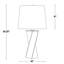 Curvo Square 27" Ceramic Table Lamp-1666111096