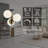 Arren - LED Semi-Flush Mount - Black/Light Antique Brass-124325643