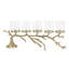Bougeoir de table en aluminium 10,4 po H