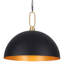 Grand luminaire suspendu surdimensionné industriel moderne en fer forgé à 1 lumière de 17,7 po / 19,7 po / 23,6 po Meghrig-1337720908-1279200317