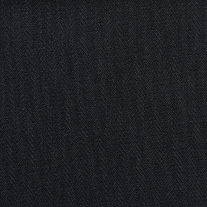 Sherlock Backed Polyester Fabric, Ebony
