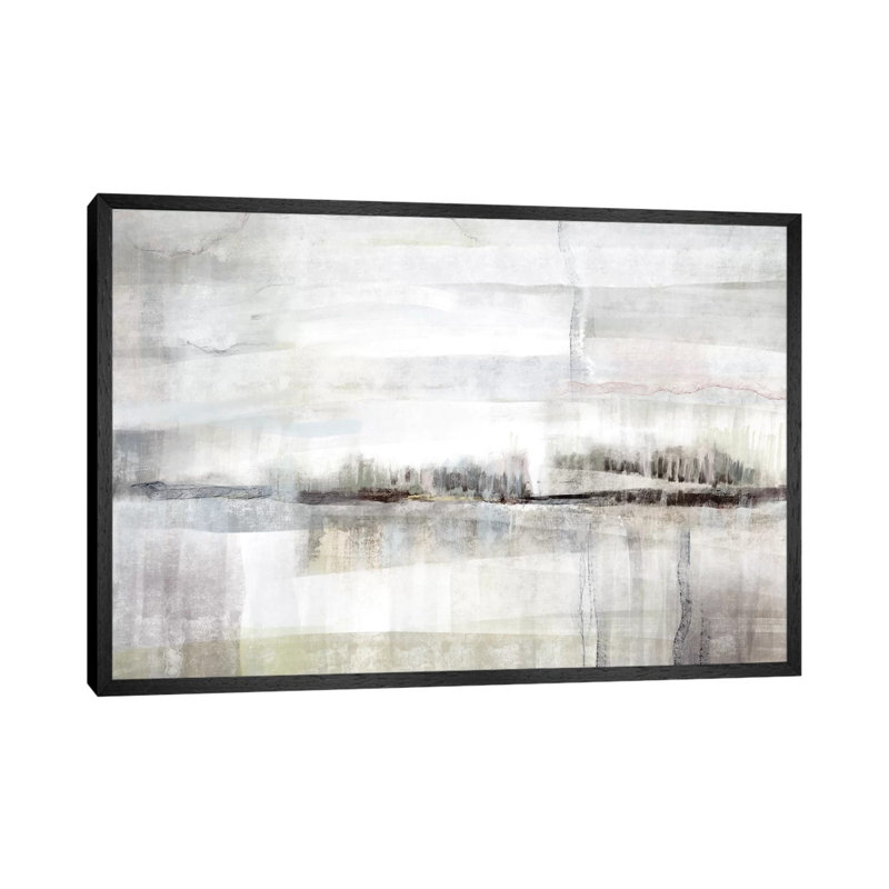 Valley Fair by Nan - Painting on Canvas, 101.6cm H x 152.4cm W x 3.81cm D, Black Floater Framed