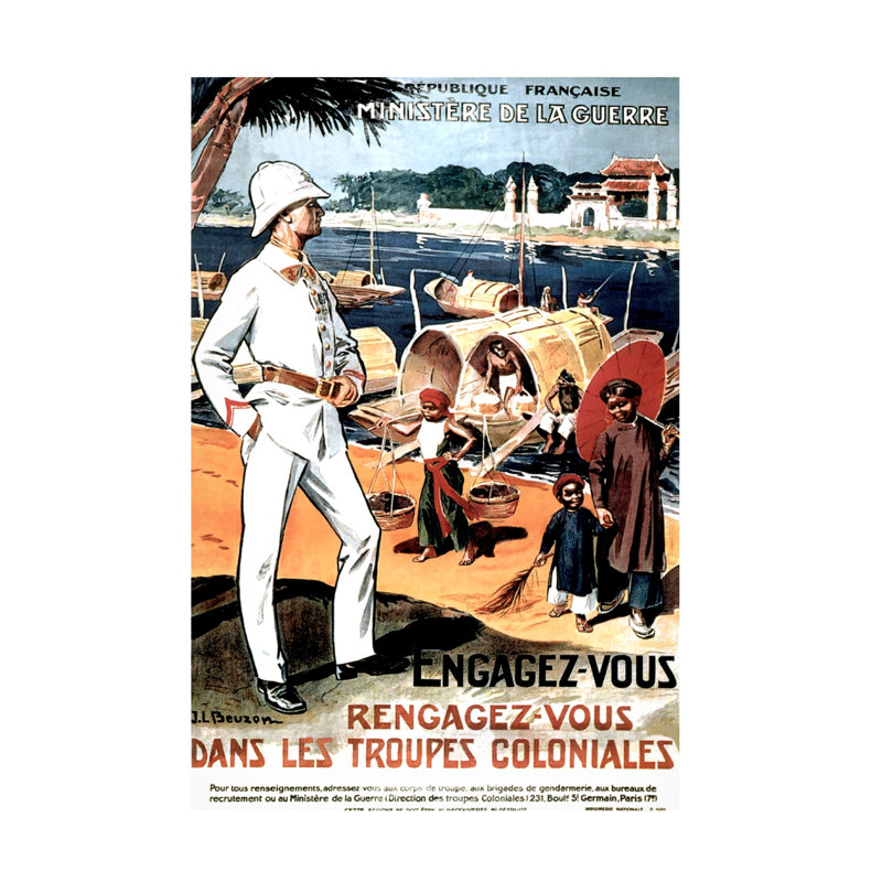 Art sur toile, années 30, Joseph Beuzon, H 47 po x l 30 po
