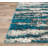 Solana Shag Turquoise/Gray/Ivory Area Rug-666826668