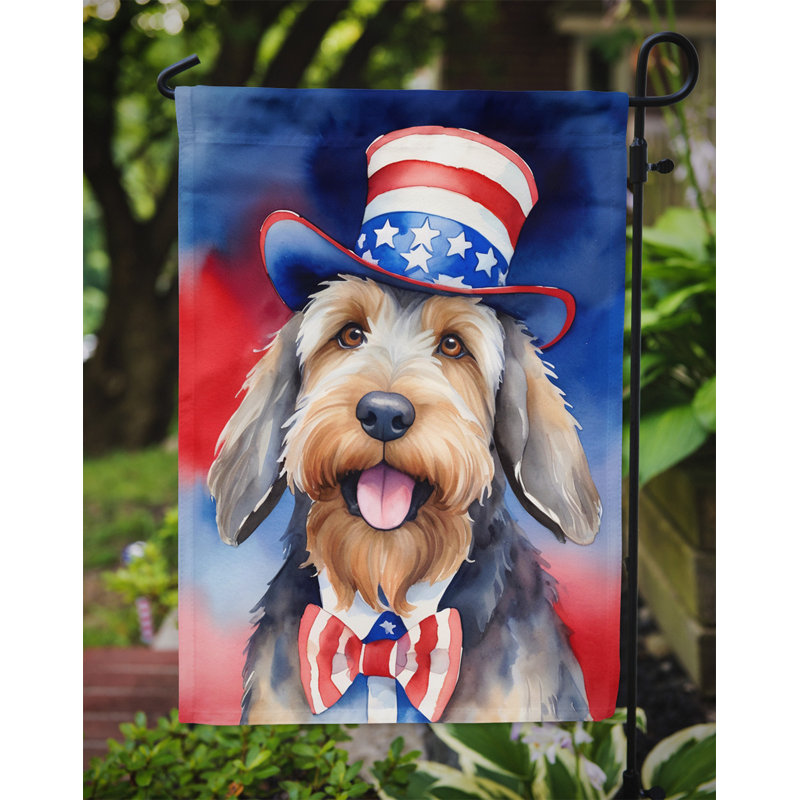 Drapeau patriotique du jardin américain, Chien à loutre