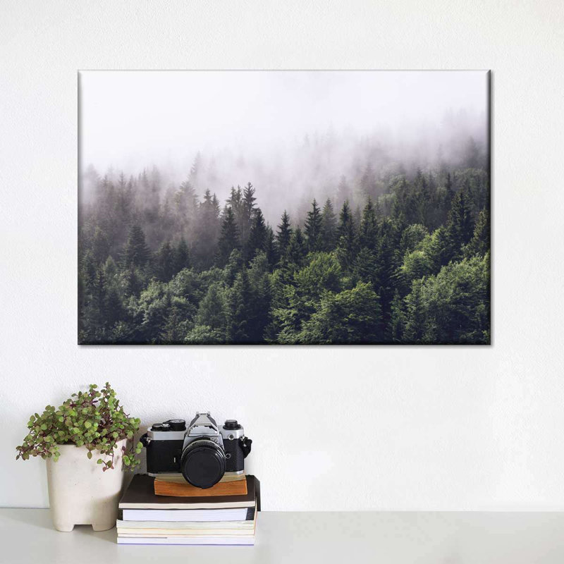 Hazy Pine Forest Canvas Print, 16" H x 24" W x 1.25" D