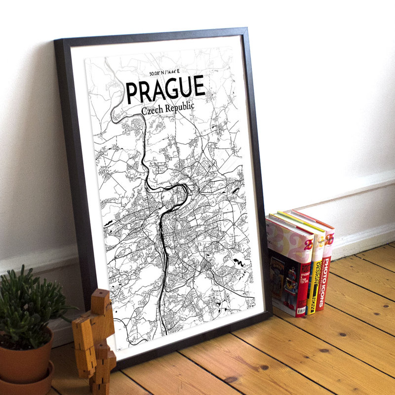 Prague - No Frame Print, 43.2cm H x 27.9cm W x 0.1cm D