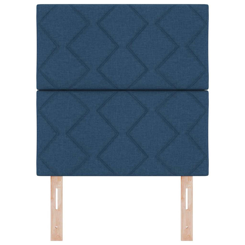 Headboard, 128cm H x 80cm W x 7cm D, Blue