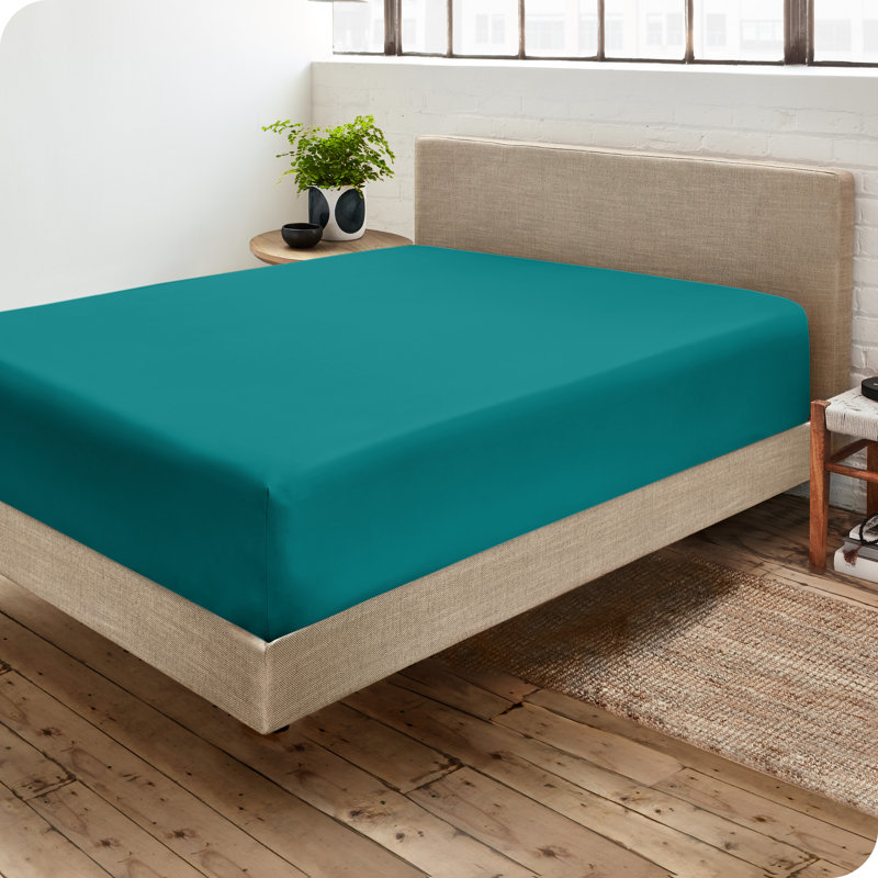 Microfiber Fitted Sheet, Emerald, Full Fitted Sheet