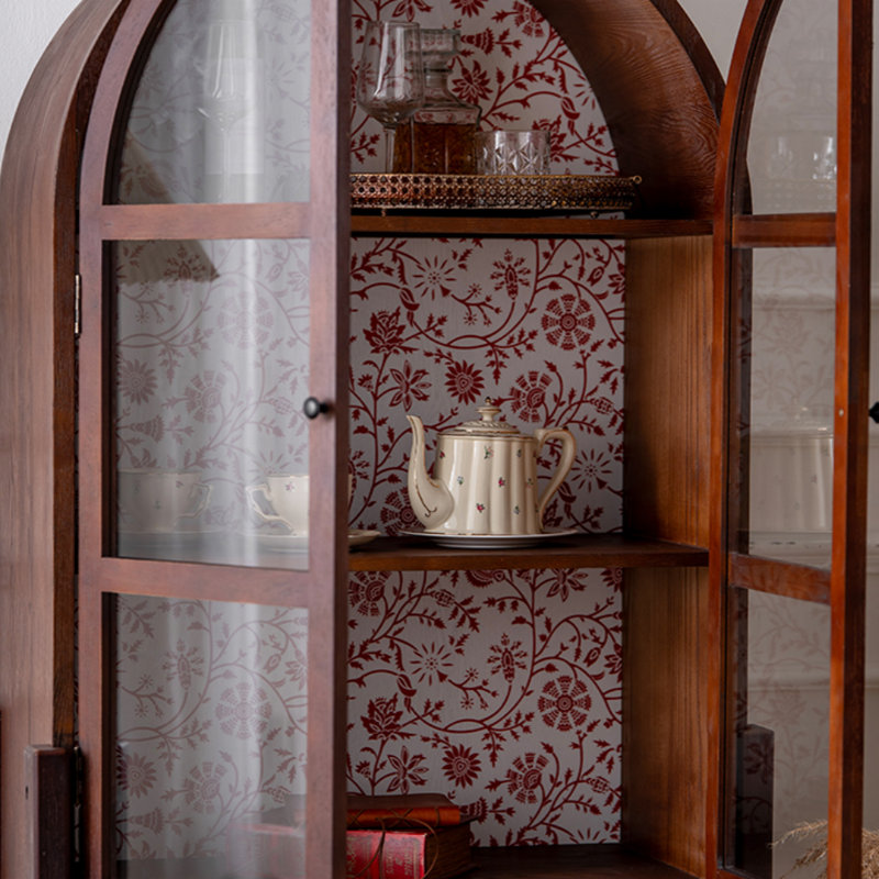 Vitrine brune française de style français
