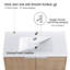 Meuble-lavabo mural double 84 po avec 4 portes et plateau en résine blanche Jenneen-114724129-75778552