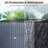 Outdoor Steel Storage Shed