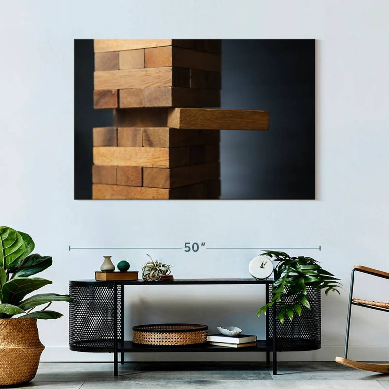 Senne Jenga Game, 32" H x 48" W