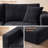 Corduroy Gray Sofas Sectional for Living Room Cloud Sofa with L and U-Shape Upholstered Soft Frame Design Couches Modern Modular Couch with 2 Ottomans-1013756552-1015883793