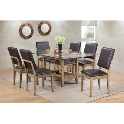 Glass Top Dining Table