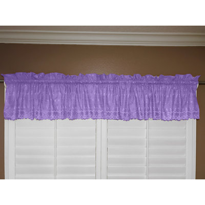 Cotton Eyelet Window Valance 58" Wide