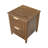 Aerica 2-Drawer Reclaimed Pine Nightstand, Brown