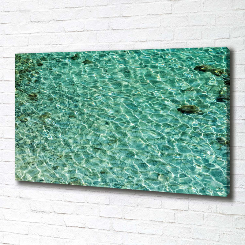 Transparent Water - Wrapped Canvas Print