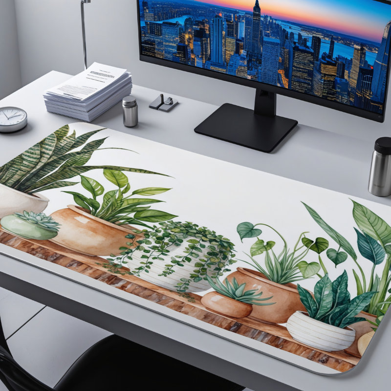 Polyester Desk Pad, 31.5x15.5