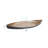 Gold & Matte Black Aluminum Canoe Tray