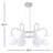 Royelle 6-Light Chandelier-76590193
