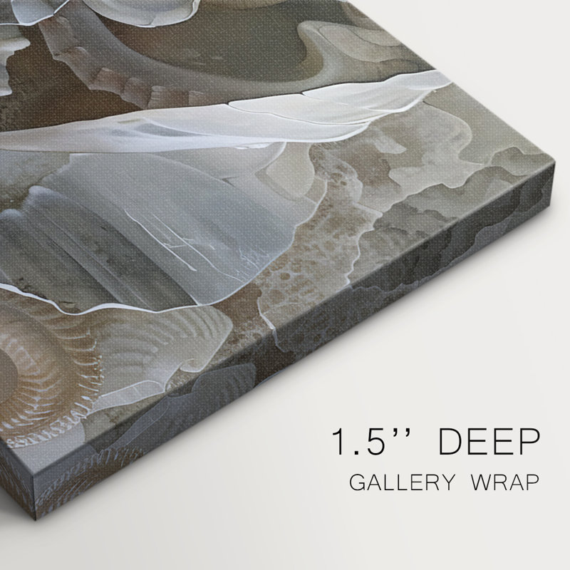 Toile tendue avec châssis 10 # Abstract Series, H 12 po x l 30 po