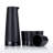 Harrison 5-Piece Stoneware Sake Set in Black