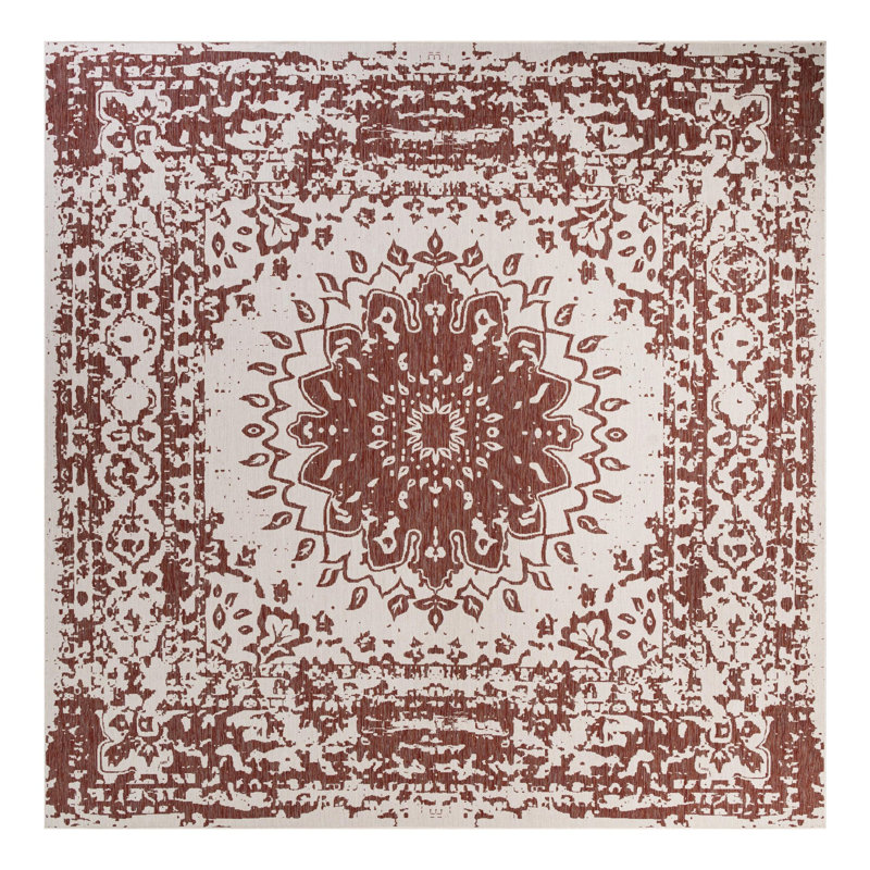 Ornate Lamotte Indoor/Outdoor Area Rug, Square 13'1"