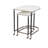 2 tables emboîtables Composition